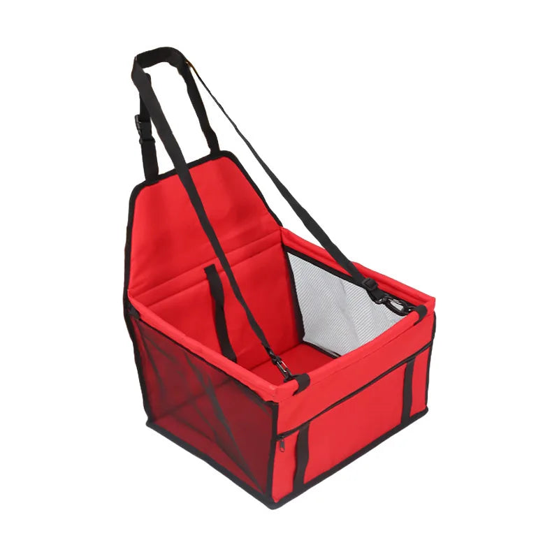 Foldable Pet Car Safety Seat - Secure, Comfy & Travel-Ready
