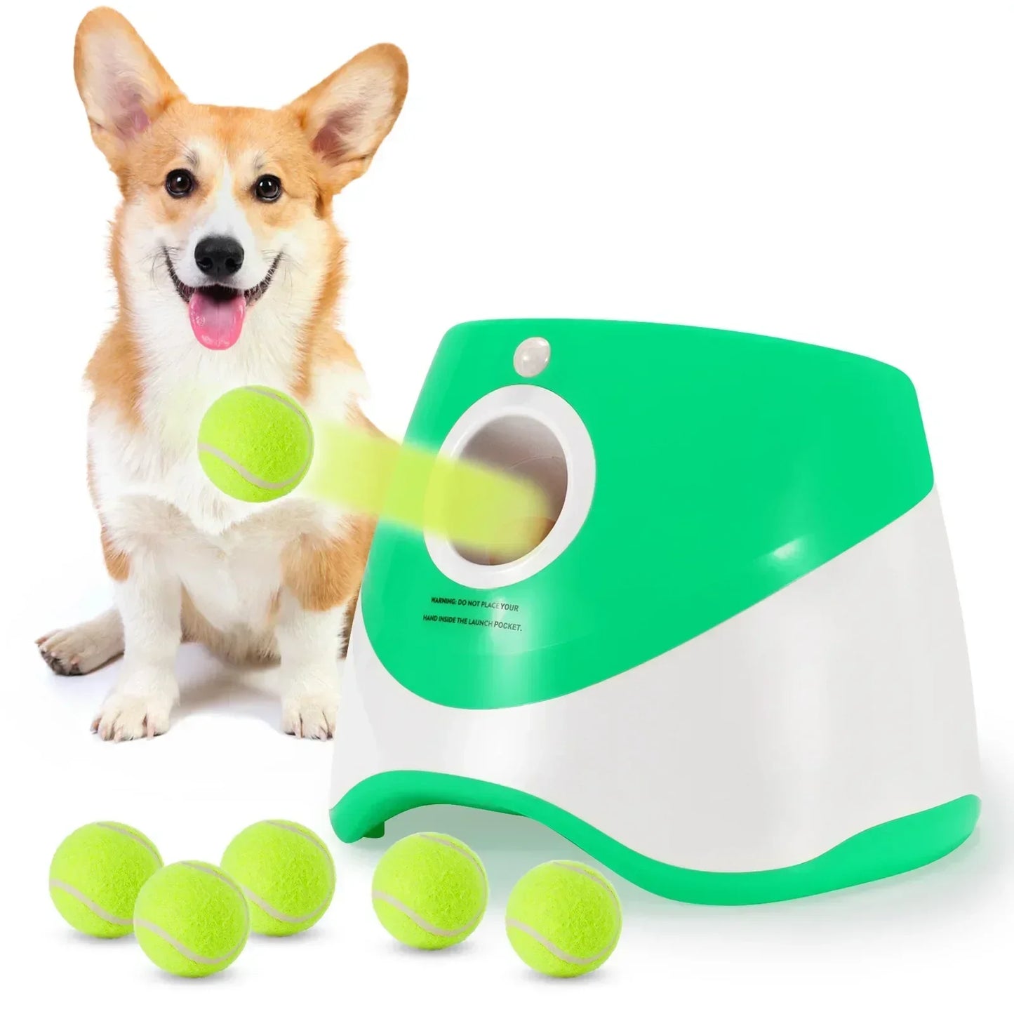 Pet Ball Launcher Device - Effortless Play & Endless Fun