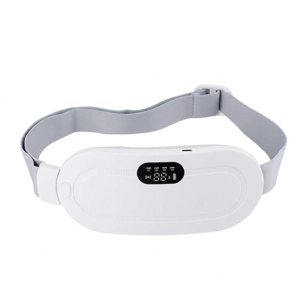Electric Period Cramp Heating Massager - Vibrating Waist & Abdominal Relief Wrap