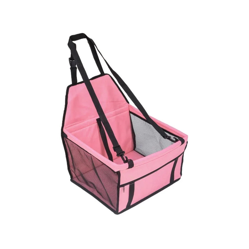 Foldable Pet Car Safety Seat - Secure, Comfy & Travel-Ready