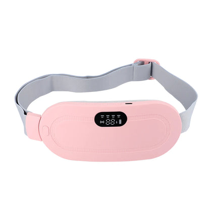 Electric Period Cramp Heating Massager - Vibrating Waist & Abdominal Relief Wrap