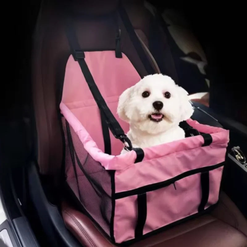 Foldable Pet Car Safety Seat - Secure, Comfy & Travel-Ready