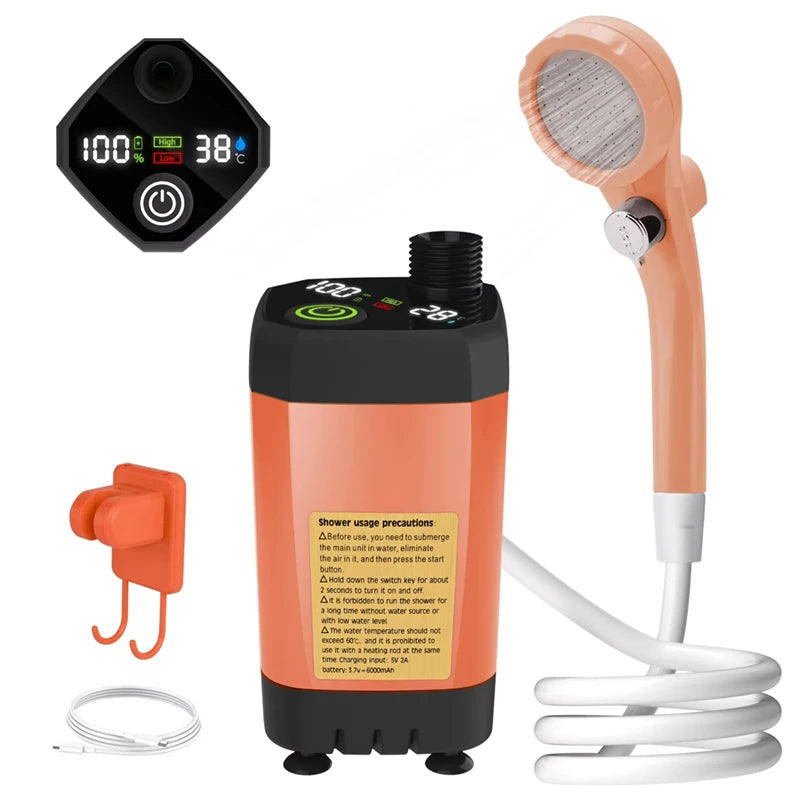 Portable Outdoor Shower Pump - Clean Comfort On The Go