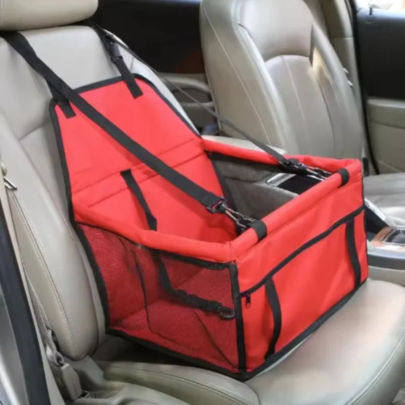 Foldable Pet Car Safety Seat - Secure, Comfy & Travel-Ready