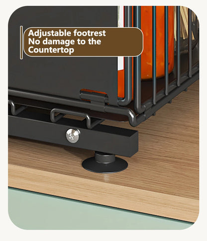 Undersink Pull-Out Organizer Cabinet (2 Tiers) - Maximize Space, Minimize Mess